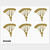 Gouden Fallschirm Sticker (Vel)