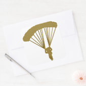 Gouden Fallschirm Sticker (Envelop)