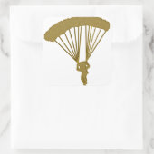 Gouden Fallschirm Sticker (Tas)
