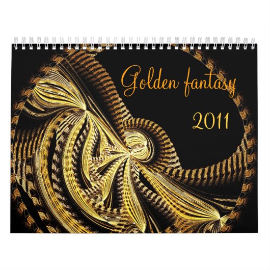 Gouden fantasie, kalender 2017 (Hoes)