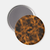 Gouden fantasiepatroon magneet (Voorkant / Achterkant)
