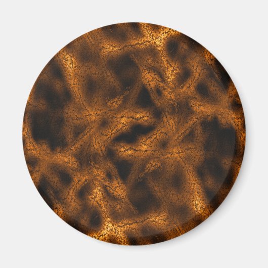 Gouden fantasiepatroon magneet (Voorkant)