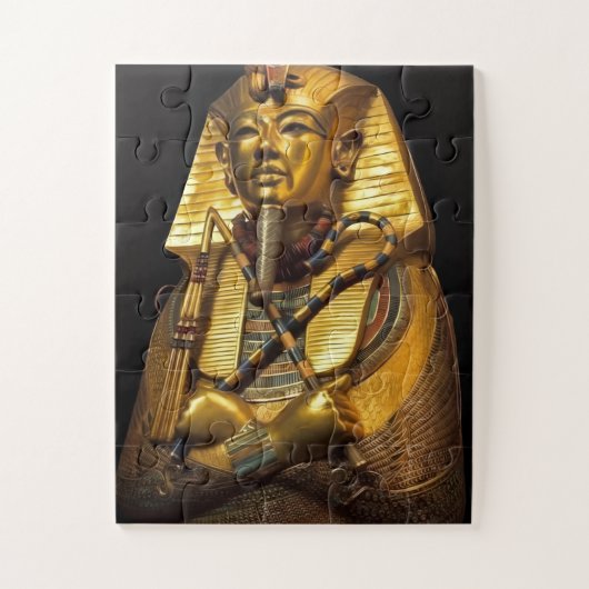 Gouden Farao Puzzel – Oude Egyptische Kunst (Verticaal)