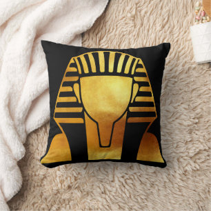 Gouden farao's erfenis: Egyptisch masker Kussen