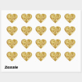 GOUDEN Faux Folie Hart Stickers (Vel)