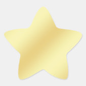 Gouden Faux Folie Sticker (Voorkant)