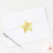 Gouden Faux Folie Sticker (Envelop)