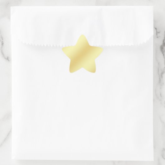 Gouden Faux Folie Sticker (Tas)