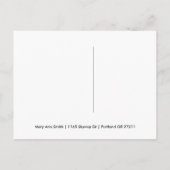 Gouden Faux Glitter Confetti Navy Blue Opslaan van Aankondigingskaart (Achterkant)