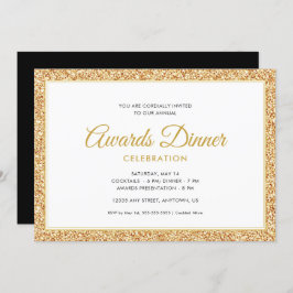 Gouden Faux Glitter | Onderscheidingen Diner Vieri Kaart