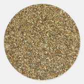 GOUDEN (faux) GLITTER STICKERS (Voorkant)