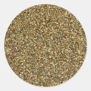 GOUDEN (faux) GLITTER STICKERS