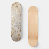 Gouden Faux Koeienhuid Print Metallic rustiek West Persoonlijk Skateboard (Voorkant)