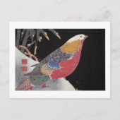 Gouden Fazant in de Sneeuw, Jakuchū Briefkaart (Voorkant)