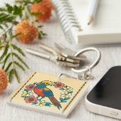 gouden fazant sleutelhanger (Voorkant Rechts)