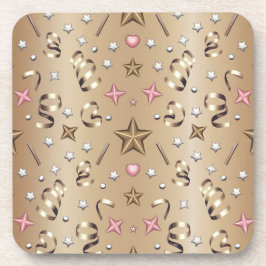 Gouden Feest Vieren Onderzetter Set