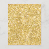 Gouden Feestelijke Glitter Kerst Corporate Red (Achterkant)