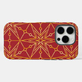 Gouden feestelijke sterrenhemel Case-Mate iPhone case (Achterkant (horizontaal))