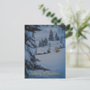 Gouden feestelijke vrolijke kerstfoto feestdagenkaart