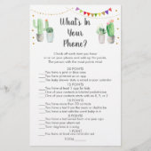 Gouden Fiesta Cactus Wat Zit Er In Je Telefoon Spe (Voorkant)