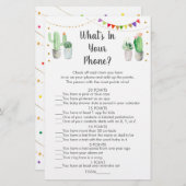 Gouden Fiesta Cactus Wat Zit Er In Je Telefoon Spe (Voorkant / Achterkant)