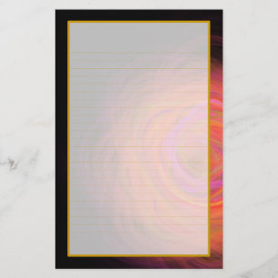 Gouden Fijne Gevoerde Kantoorbehoeften Wormhole Briefpapier