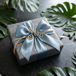 Gouden Filigraan Art Deco | Toekan Erfgrijs Set va Inpakpapier Vel