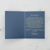 Gouden filigraan wervelingen en elegante script ve kaart (Binnen)