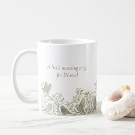 Gouden Filigree Art Deco | Mus morning song Koffiemok