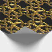 gouden filigreeverpakkingspapier cadeaupapier (Hoek)
