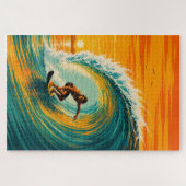 Gouden Fles Surfer Puzzel (Horizontaal)