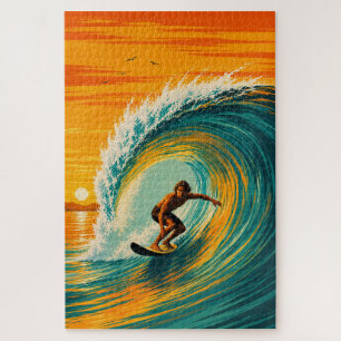 Gouden Fles Surfer Puzzel