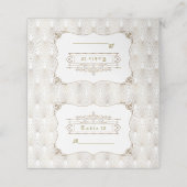 Gouden Fleur-de-lis Great Gatsby jaren 20 stijl br Plaatskaartje (Buitenkant ongevouwen)