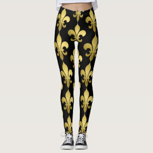 Gouden Fleur de Lis in elke kleur Leggings