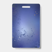 Gouden Fleur de Lis op Blauw Badge (Achterkant)