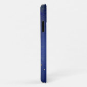 Gouden Fleur de Lis op Blauw Case-Mate iPhone Case (Achterkant/rechts)