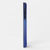 Gouden Fleur de Lis op Blauw Case-Mate iPhone Case (Achterkant/links)