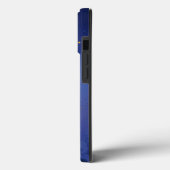 Gouden Fleur de Lis op Blauw Case-Mate iPhone Case (Achterkant / Links)
