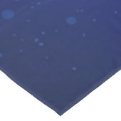 Gouden Fleur de Lis op Blauw Tafelkleed (Gekanteld)