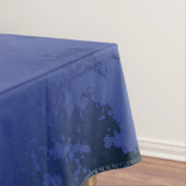 Gouden Fleur de Lis op Blauw Tafelkleed (Voorbeeld)