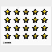Gouden Fleur de Lis Ster Sticker (Vel)