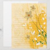 gouden florons modern design met papier (Voorkant / Achterkant)