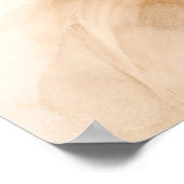 Gouden Flow Abstracte Muurkunstposter – Elegante M Poster (Hoek)