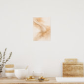 Gouden Flow Abstracte Muurkunstposter – Elegante M Poster (Keuken)