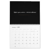 Gouden Focus: Minimalistische Inspirerende 12-Kale Kalender (Jan 2027)