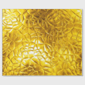 Gouden folie abstract cadeaupapier (Vlak)