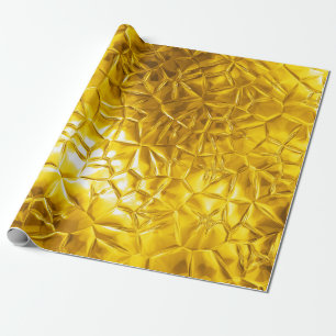 Gouden folie abstract cadeaupapier