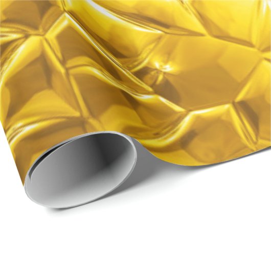 Gouden folie abstract cadeaupapier (Rol Hoek)