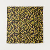 Gouden Folie Abstract Patroon Wandkleed (Voorkant (horizontaal))