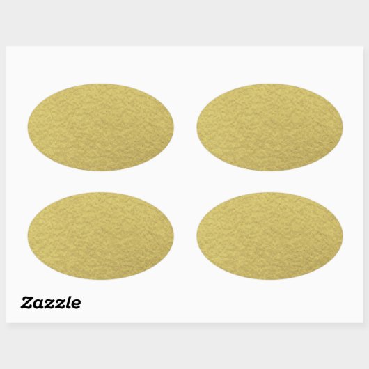 Gouden folie achtergrond textuur ovale sticker (Vel)